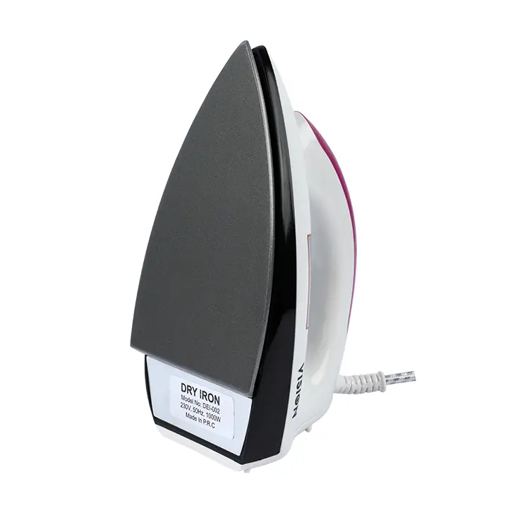 VISION 1000W Electric Iron Shock & Burn Proof VIS-DEI-002 Multi-Color - Image 3